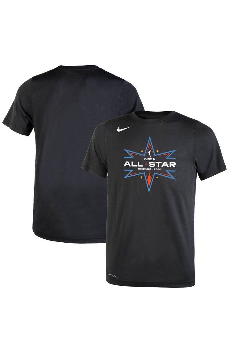 Nike Youth Nike Black 2022 WNBA All-Star Game Logo Legend Performance T-Shirt, Main, color, Black