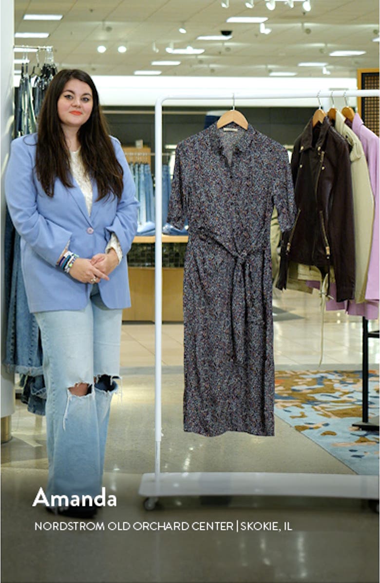 Christi Tie Front Shirtdress, sales video thumbnail
