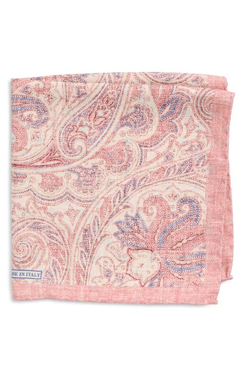 Paisley Silk Pocket Square