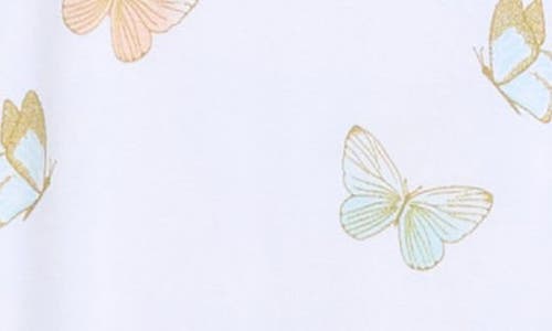 Dear Perli Print Zip Stretch Footie In Multi