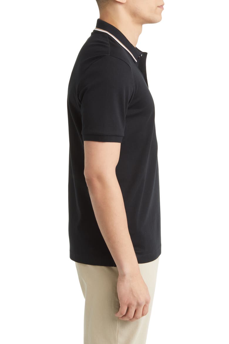 Penrose Tipped Polo, Alternate, color, BLK