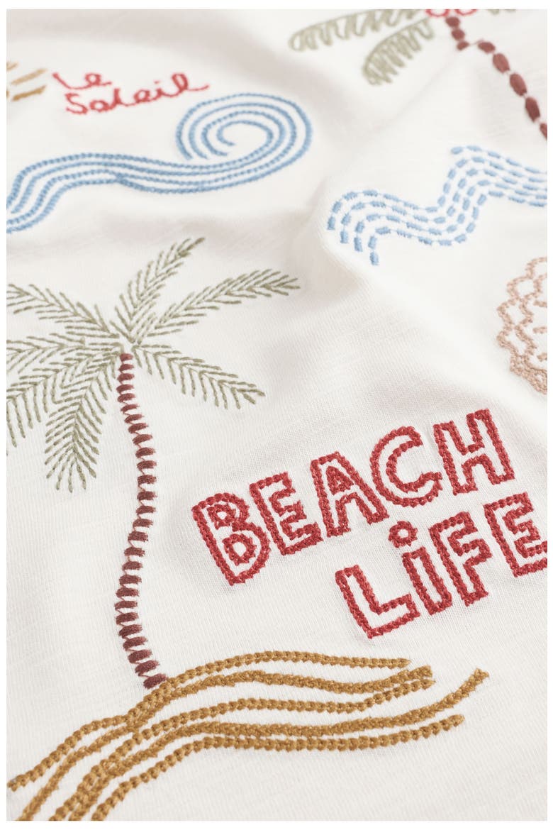 Kids' Le Soleil Embroidered T-Shirt, Alternate, color, NEUTRAL