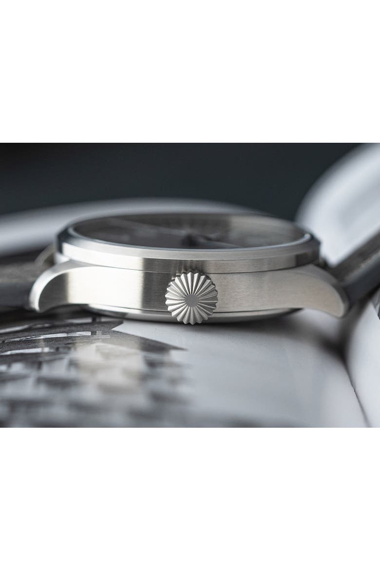 Aachen - 42mm, Gray Dial, Automatic Leather Strap, Alternate, color, Gray