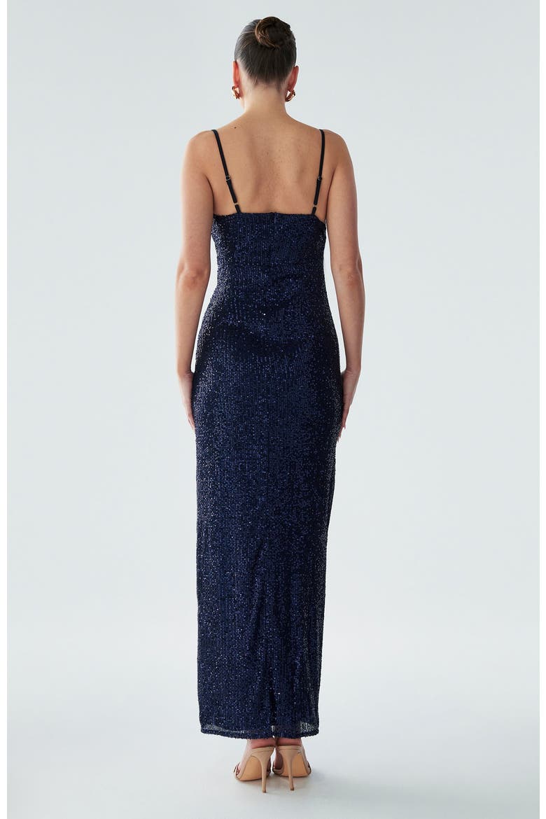 Indy Dress, Alternate, color, Navy Sequin