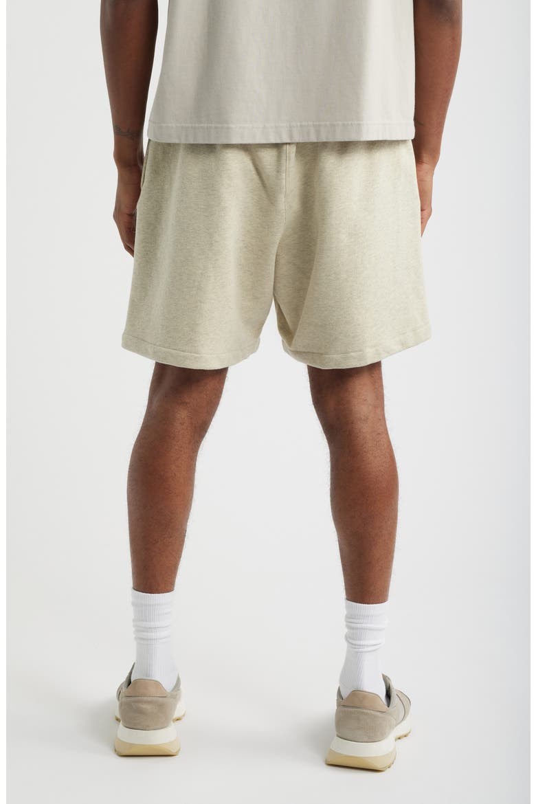 Classic Cotton Fleece Shorts, Alternate, color, WASHED VANILLA HEATHER