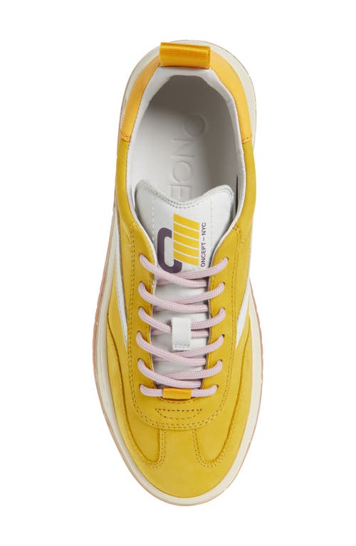 Oncept Panama Low Top Sneaker In Yellow Maize