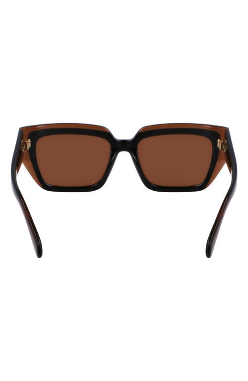 Ferragamo Classic Logo 55mm Square Sunglasses