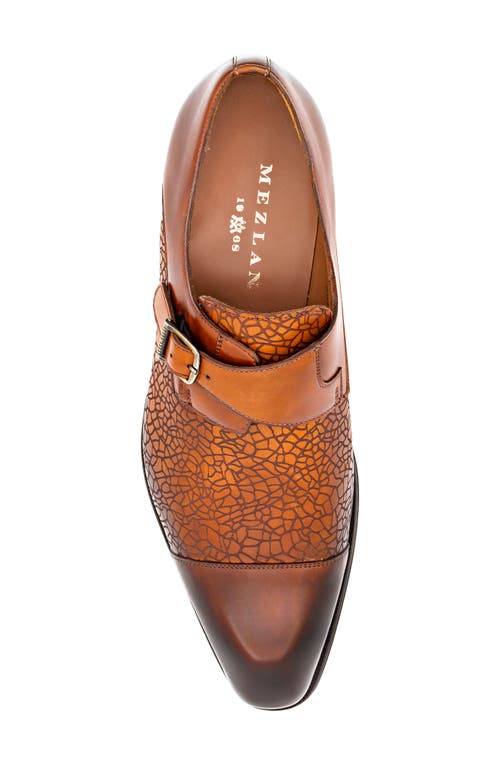 Mezlan Laser Patina Monk Strap Loafer