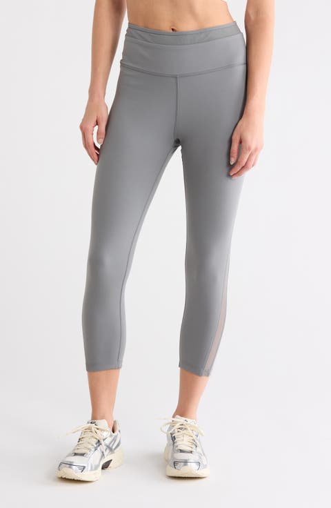 Groove Mesh Capri Leggings