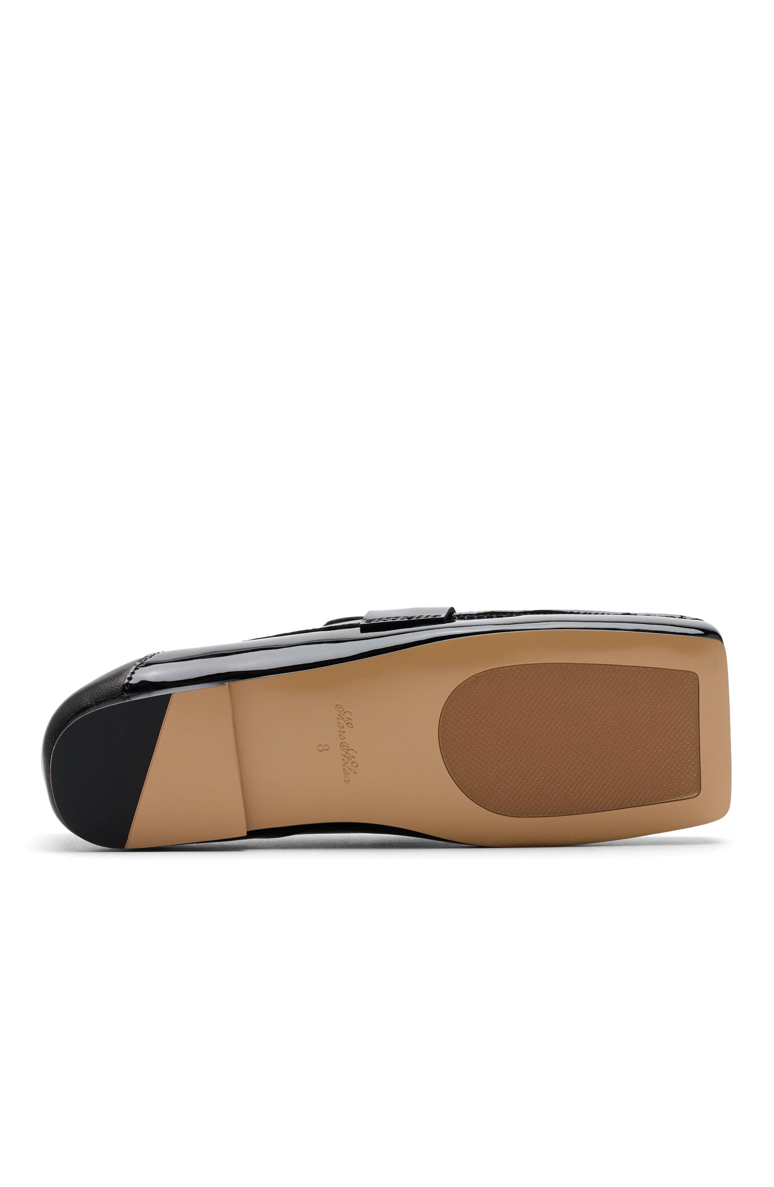 MARC NOLAN Simone Patent Leather Tassel Loafers, Alternate, color, Black