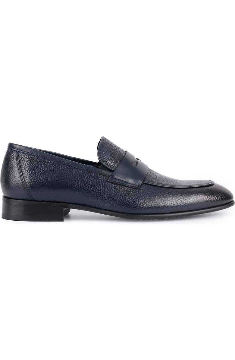 VELLAPAIS Lorena Penny Loafer, Alternate, color, Navy Blue