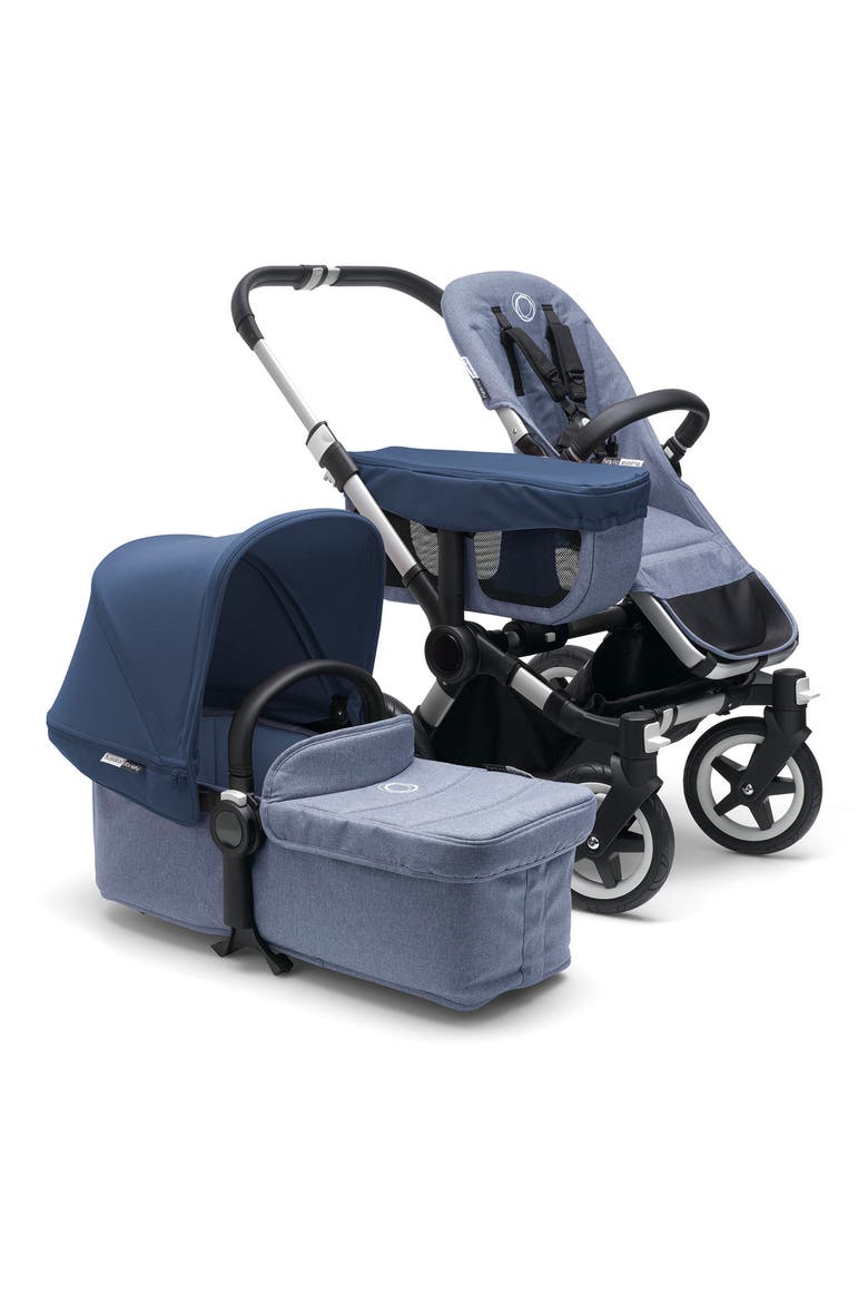 Donkey2 Mono Complete Stroller with Bassinet, Main, color, BLUE MELANGE