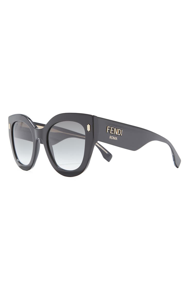 Fendi 52mm Cat Eye Sunglasses, Alternate, color,