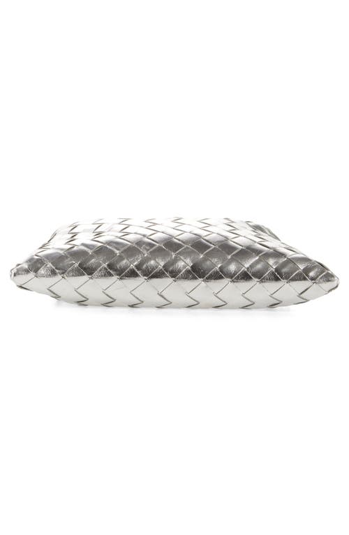 Bottega Veneta Mini Hop In 8101 Silver/silver