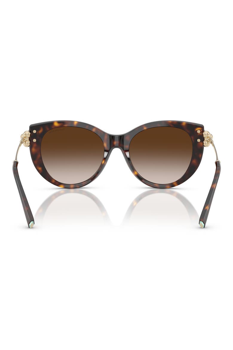 53mm Gradient Butterfly Sunglasses, Alternate, color, HAVANA / BROWN GRADIENT