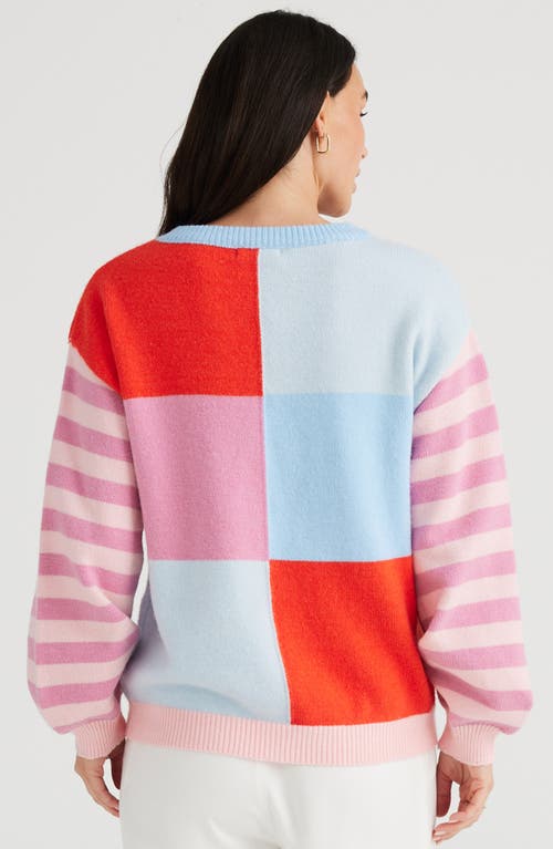 BRAVE + TRUE BRAVE+TRUE ELIZA COLORBLOCK SWEATER 