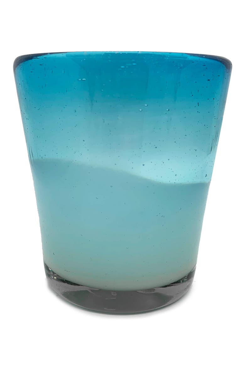 Handblown Glasses - Set of 4, Alternate, color, AQUA