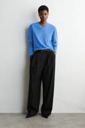 COS Relaxed Twill Wide-Leg Pants