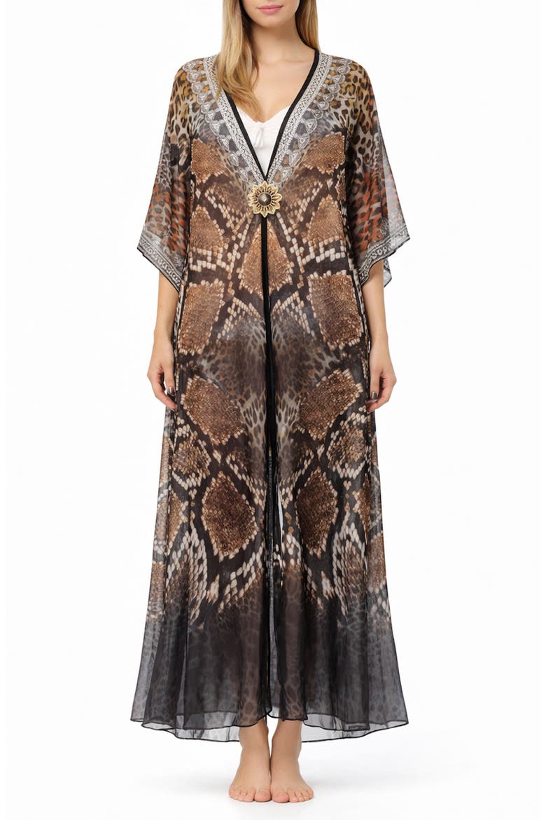 Cover-Up Duster, Main, color, BROWN