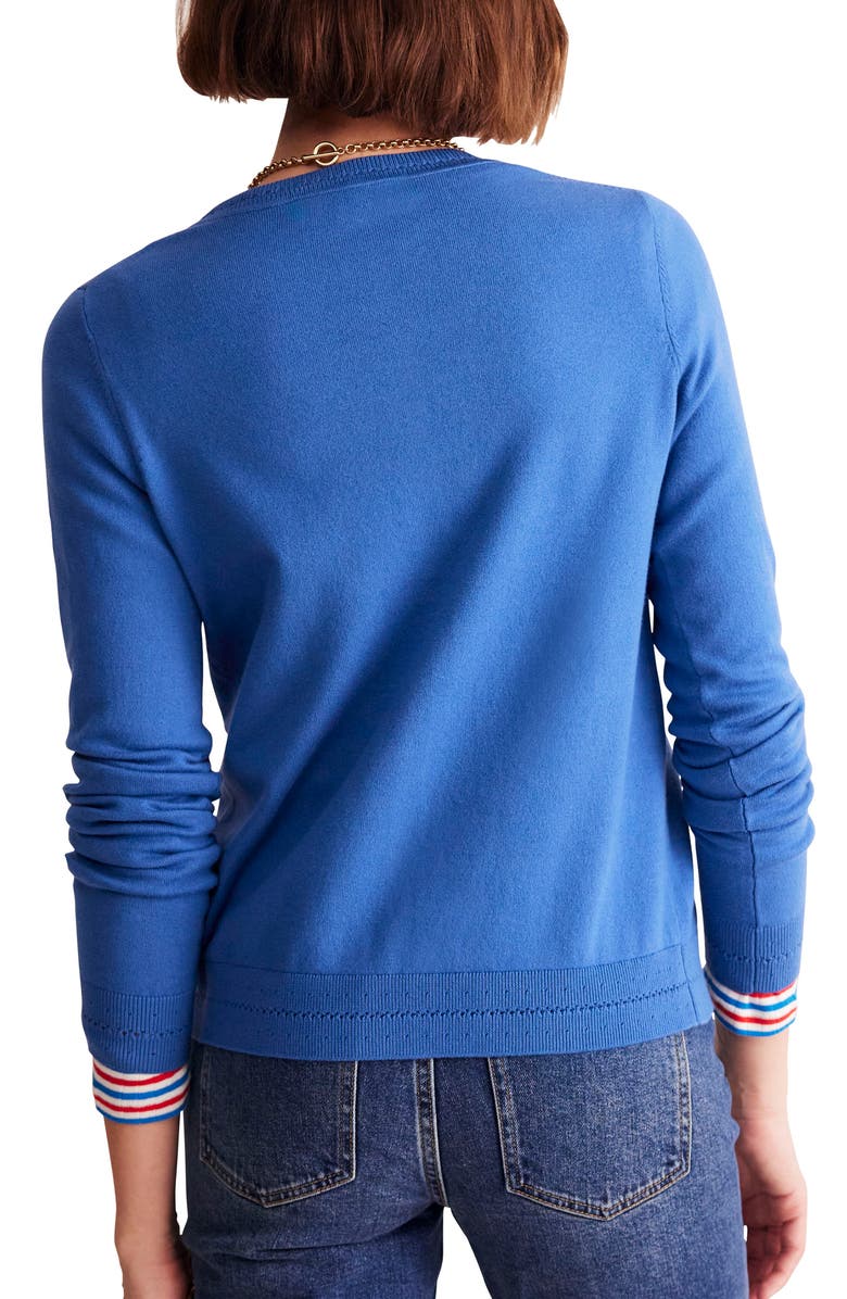 Boden Catriona Cotton Blend Cardigan, Alternate, color, 