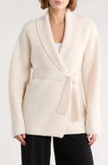 CYRUS Ottoman Ribbed Wrap Sweater Jacket