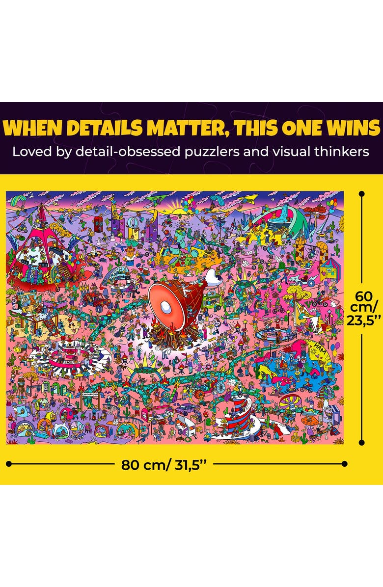 Quokka 1000 Piece Puzzle for Adults and Teens - Animal Bash, Desert Whirl & Hotel Wildeluxe, Alternate, color, Desert