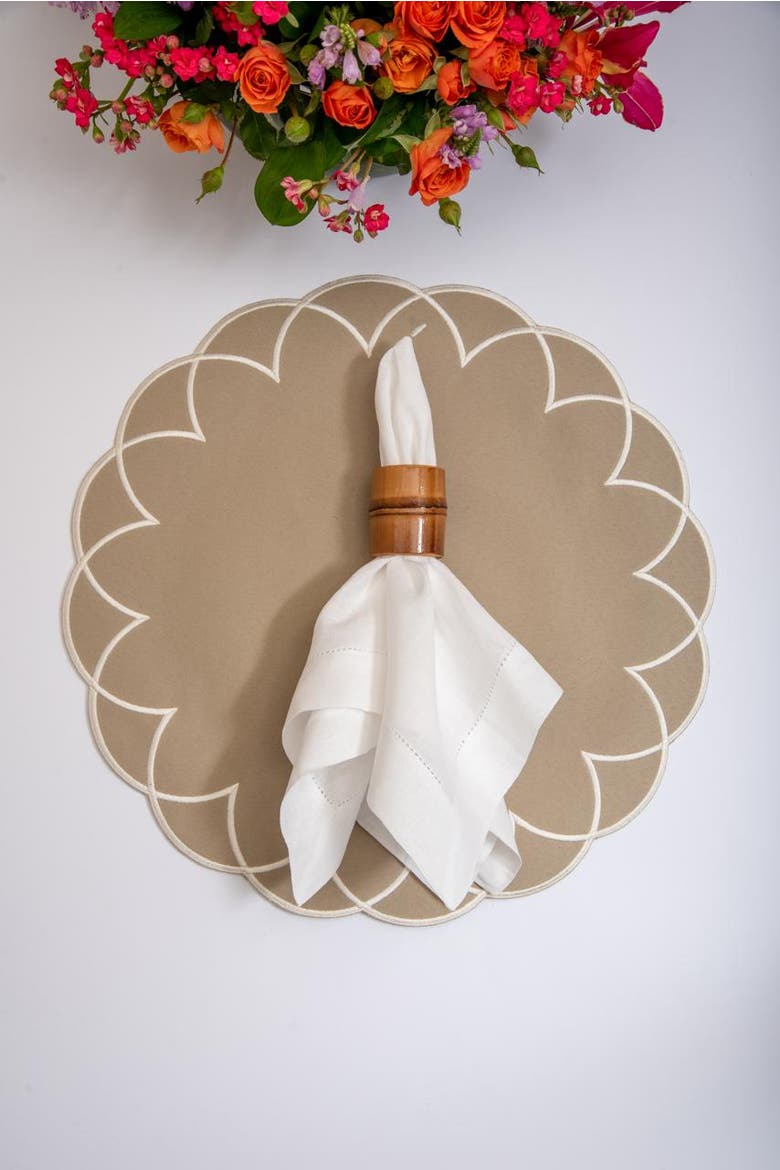 Arc Placemat, Alternate, color, Fendi