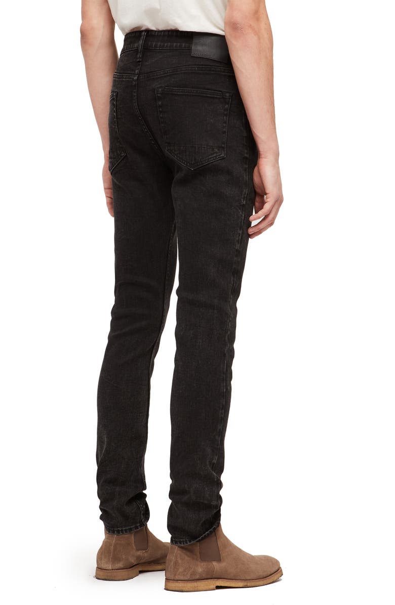 AllSaints Cigarette Skinny Fit Jeans, Alternate, color, 