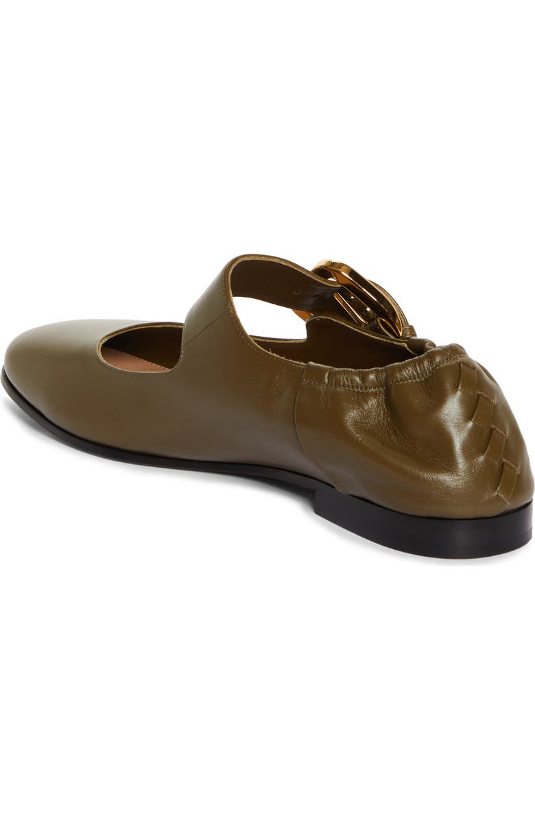 Bottega Veneta Astaire Mary Jane Flat, Alternate, color, Mud