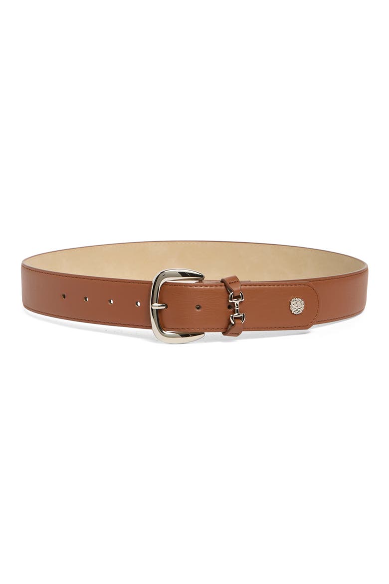 Horsebit Belt, Main, color, COGNAC