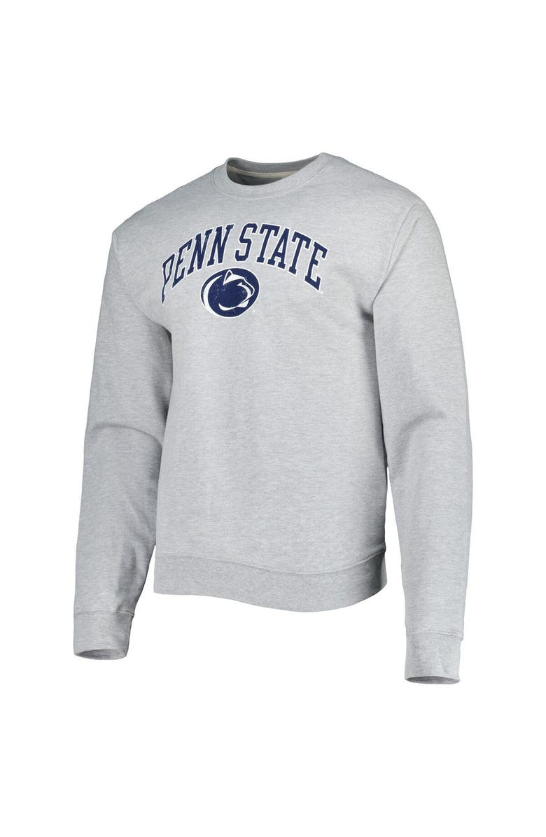 LEAGUE COLLEGIATE WEAR Men's League Collegiate Wear Heather Gray Penn State Nittany Lions 1965 Arch Essential Lightweight Pullover Sweatshirt, Alternate, color, Heather Gray