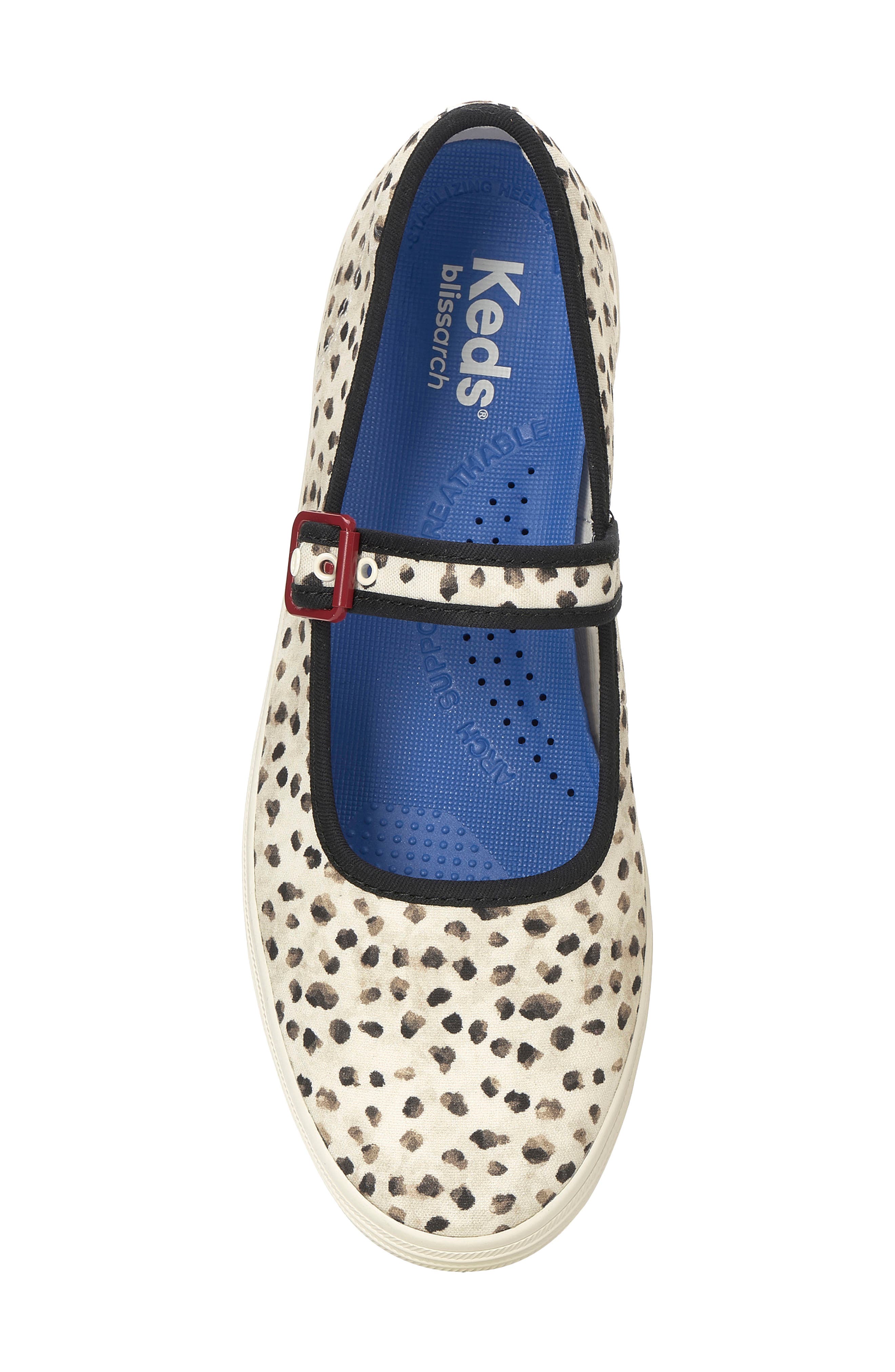 Maisie Mary Jane Sneaker, Alternate, color, CREAM/ BLACK