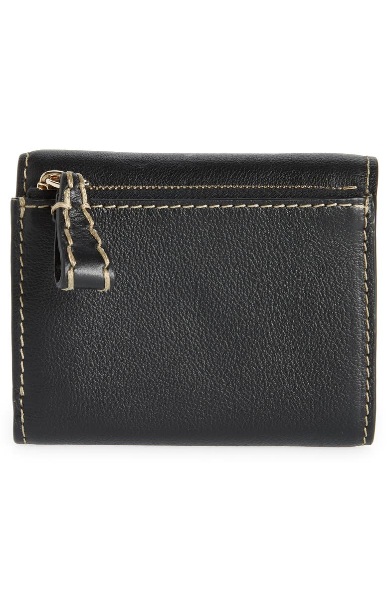 Chloé Edith Small Leather Trifold Wallet, Alternate, color,