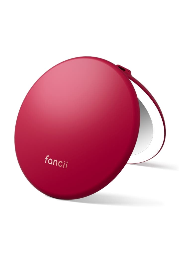 Fancii Taylor Led Compact Mirror In Red