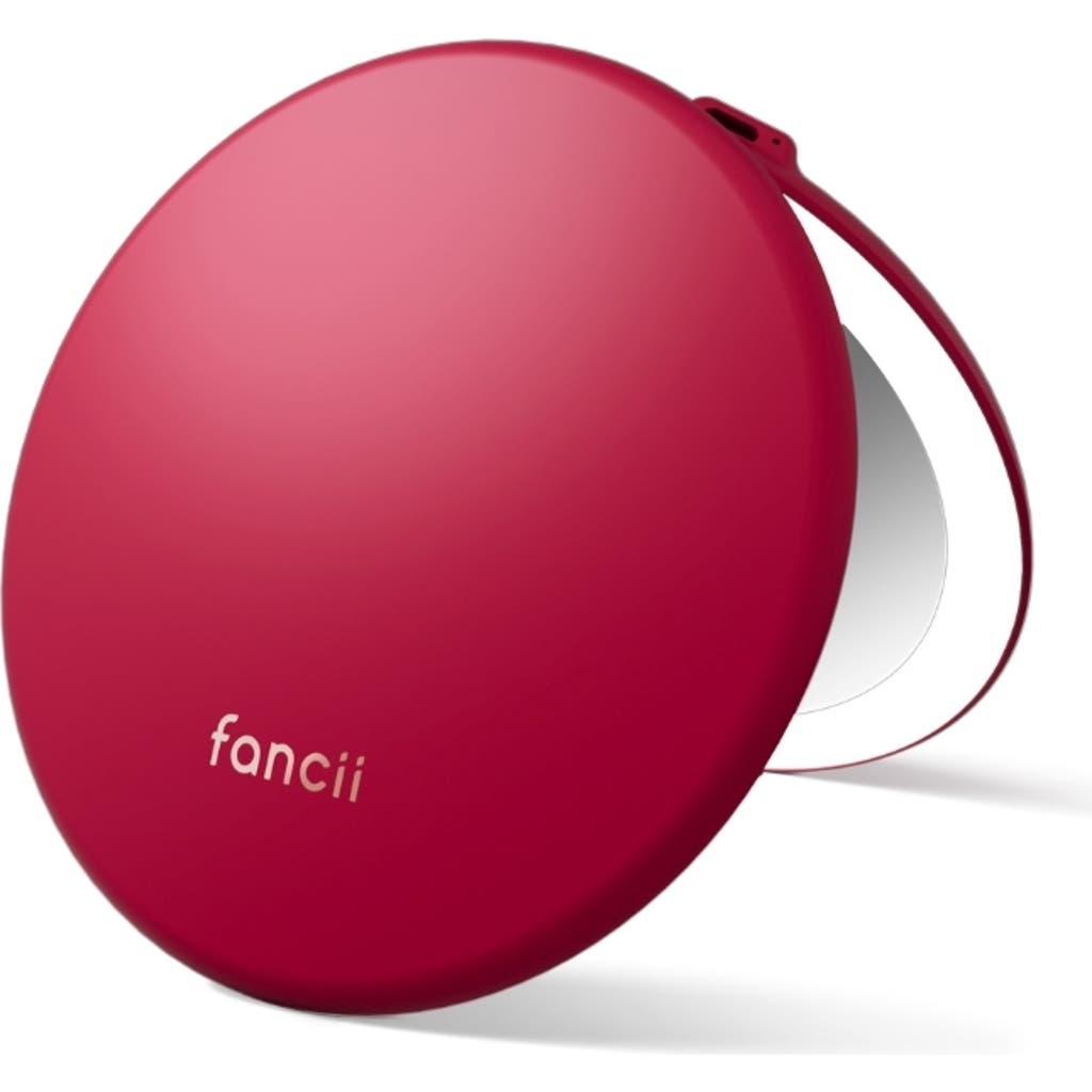 Fancii Taylor Led Compact Mirror In Red