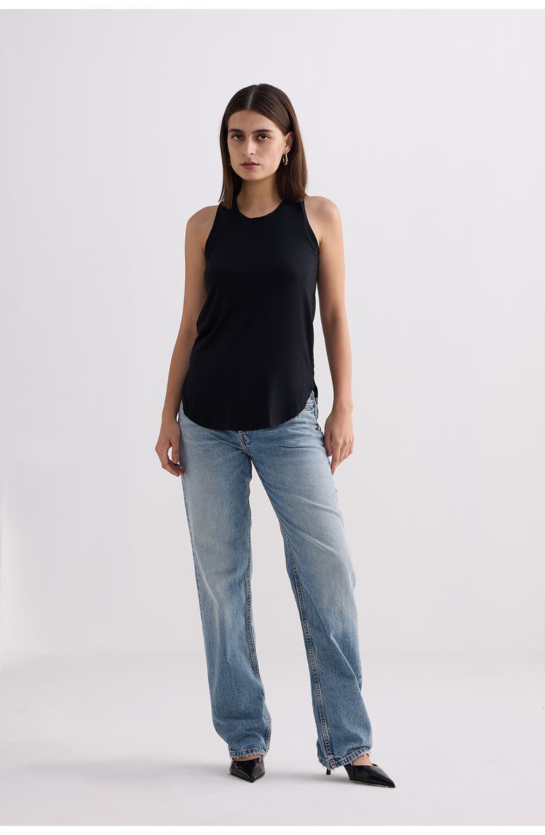 Reistor Back to Basics Top in Black, Alternate, color, Black