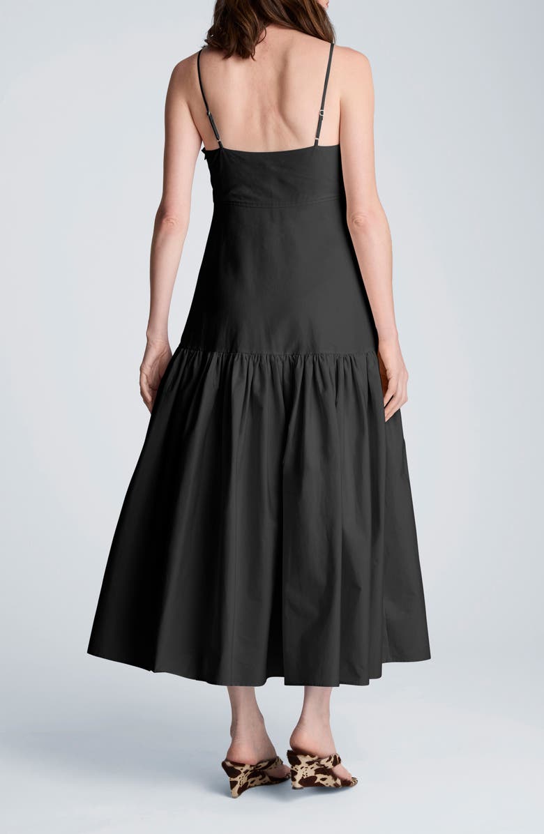 Kenneth Cole Sleeveless Bubble Flounce Maxi Dress, Alternate, color, 