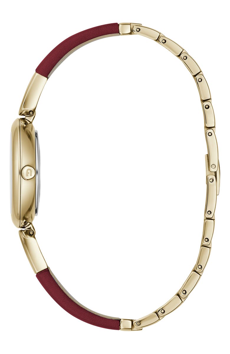 Furla Bangle Leather Strap Watch, 28mm, Alternate, color,