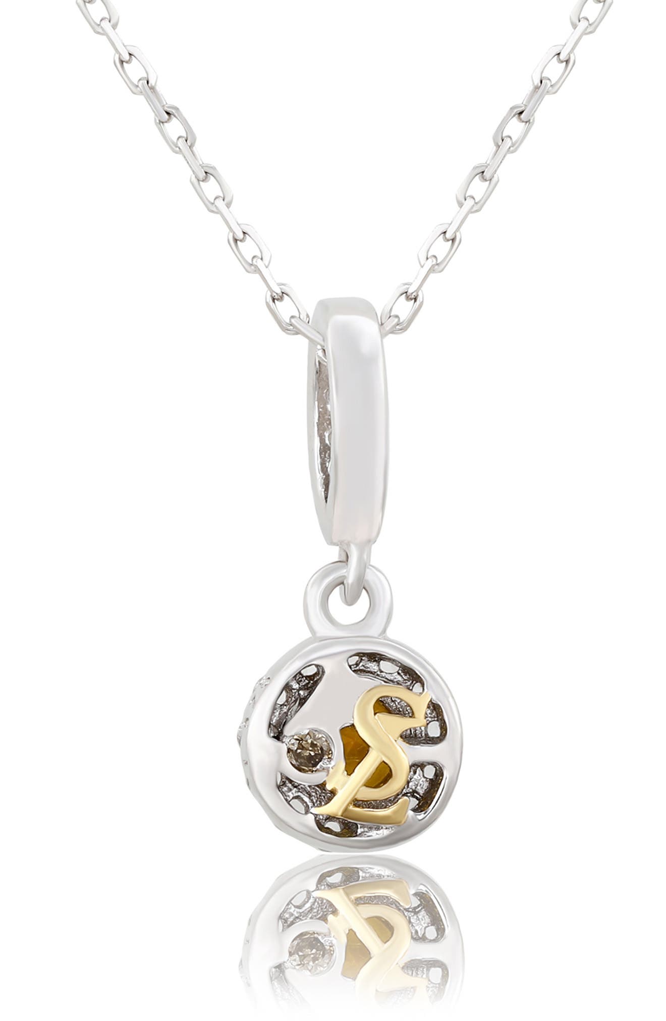 SUZY LEVIAN Sterling Silver Yellow Sapphire & Lab Created White ...