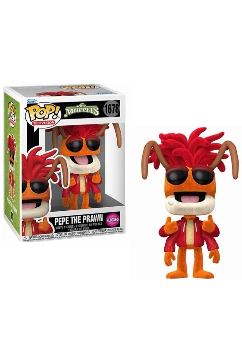 Pepe the Prawn (Flocked) (The Muppets) Funko Pop! Specialty Series, Main, color, Multi-Color