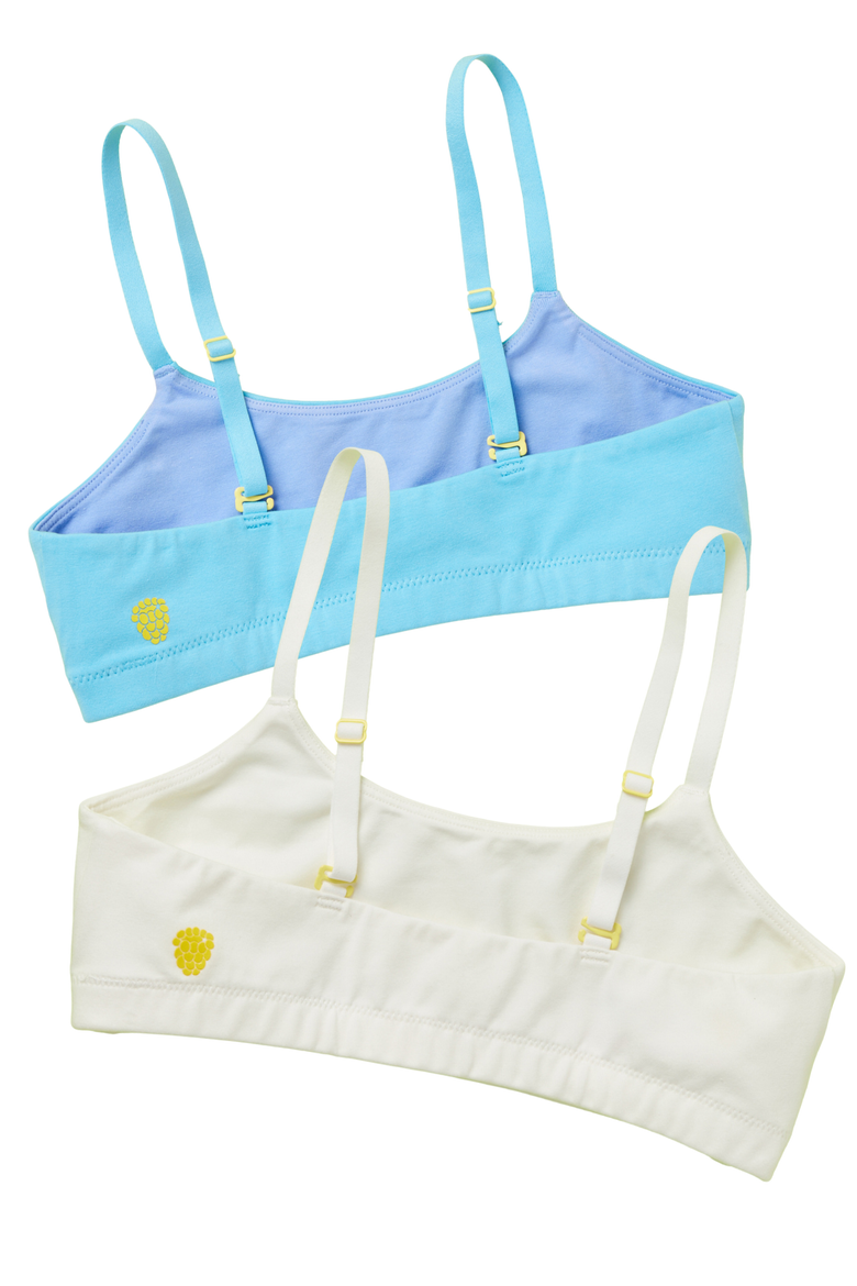 Pipit Pima Cotton Bra 2PK, Alternate, color, Bluebird