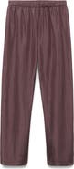 MANGO Habotai Silk Pajama Pants