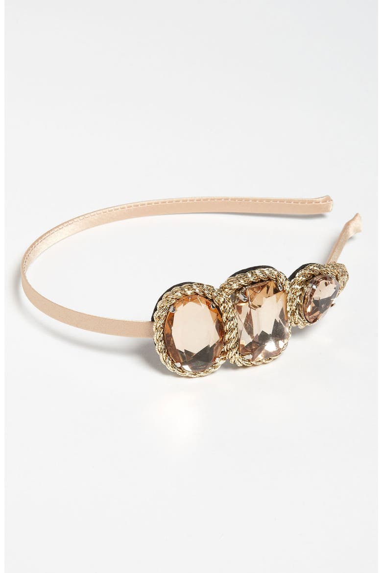 'Wrapped Up Jewels' Headband, Main, color, LIGHT COLORADO