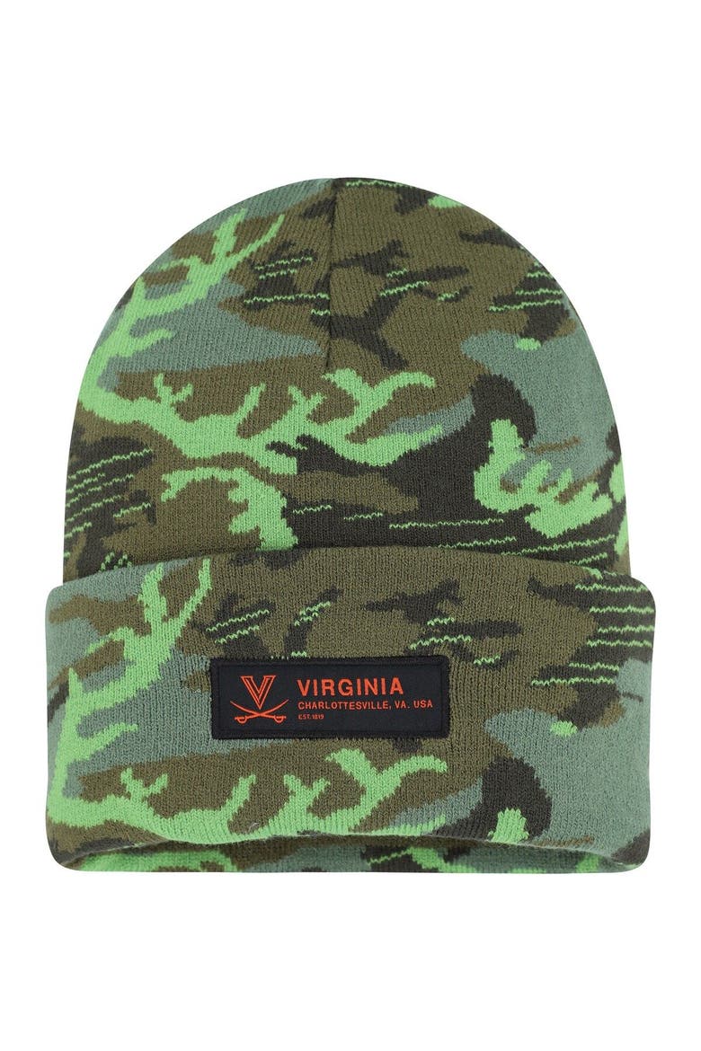Men's Nike Camo Virginia Cavaliers Veterans Day Cuffed Knit Hat, Main, color, Camo