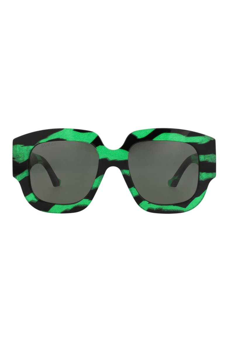 54mm Square Sunglasses, Main, color, BLACK BLACK GREY