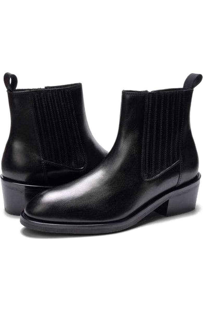 A. Veer Beckett Chelsea Boot, Alternate, color, Black Leather