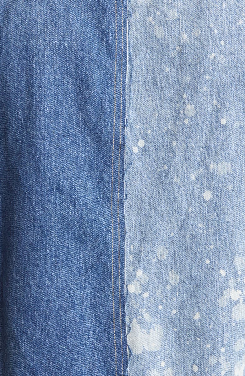 FRAME Half x Half Denim Jacket, Alternate, color, 