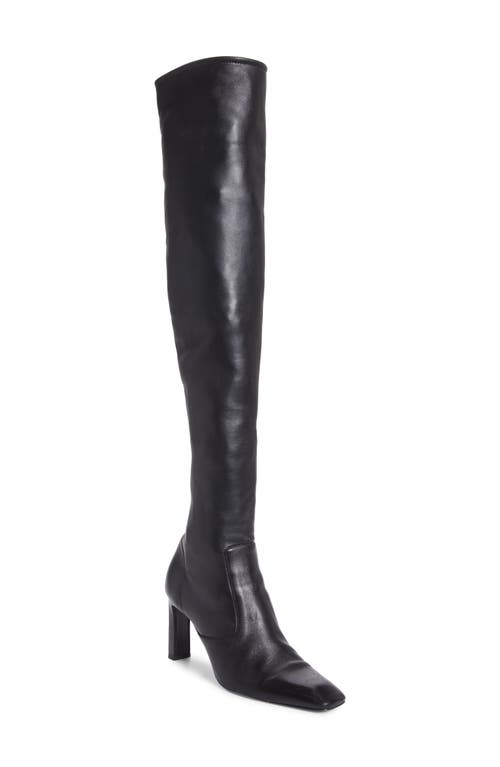 Totême Toteme Over The Knee Stretch Boot In Black