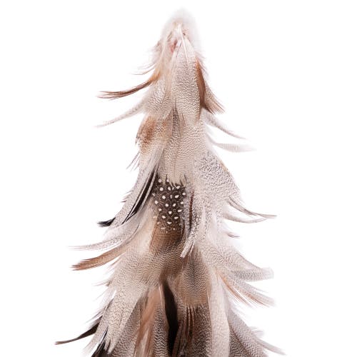 Northlight Layered Feather Cone Tree Christmas Decoration In Brown
