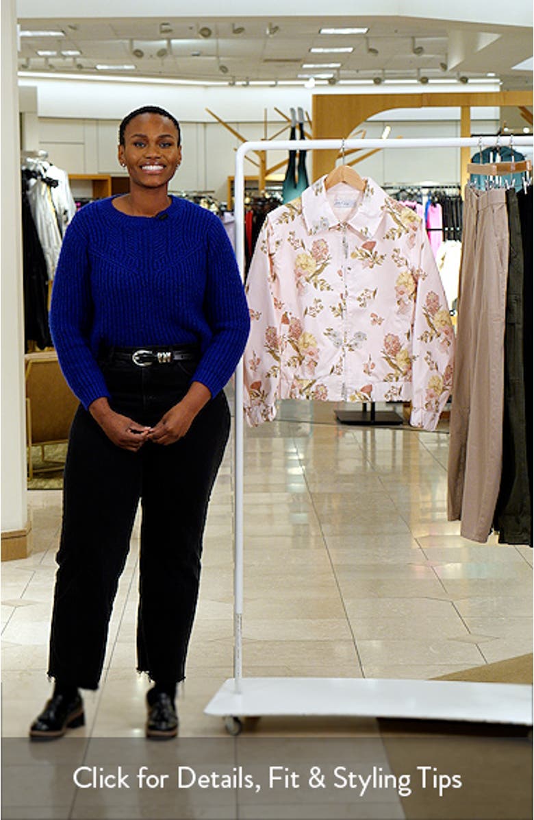 Calvin Floral Twill Jacket, sales video thumbnail